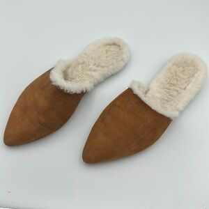 Jenni Kayne Shearling Lined Mule sz10 EU40